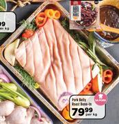 Pork Belly Roast Bone In-Per Kg
