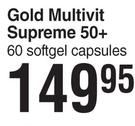 Dis-Chem Gold Multivit Supreme 50+ 60 Softgel Capsules