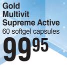 Dis-Chem Gold Multivit Supreme Active 60 Softgel Capsules