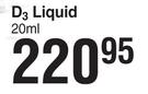 Metagenics D3 Liquid-20ml