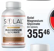 Solal Magnesium Glycinate 60 Tablets