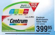 Centrum Multivitamin Value Pack 100 Tablets-Each