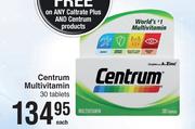 Centrum Multivitamin 30 Tablets-Each