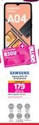 Samsung Galaxy A04 4G Smartphone-On Red Flexi 130