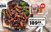 Plankie Braai Pit BBQ Beef Burnt Ends-Per kg