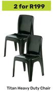 Titan Heavy Duty Chair-For 2