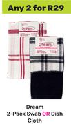 Dream 2 Pack Swab Or Dish Cloth-For Any 2