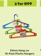 Ethnix Hang On 10 Pack Plastic Hangers-For 2