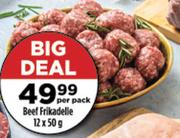 Beef Frilkadelle-12x50g Per Pack