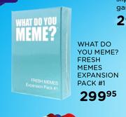 What Do You Meme? Fresh Memes Expansion Pack #1 