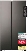 Hisense 508Ltr Side-By-Side Fridge H670SIT 442532-Each