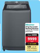 Hisense 21Kg Top Loader Washing Machine WT7R2125DB 850017994-Each