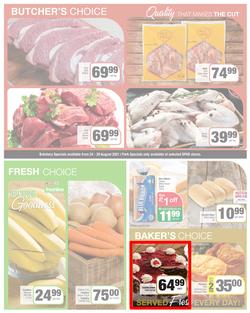 SPAR COUNTRY EASTERN CAPE : Here For you (24 August - 5 September 2021) Valid In Amahlathi, Bedford, Buffalo Flats, Cala, Centane, Hankey, Komga, Nemato, Patensie, Peddie, Zastron, Indwe, Kwa-Fetting, page 5