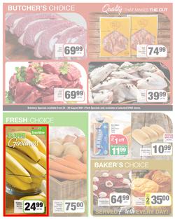 SPAR COUNTRY EASTERN CAPE : Here For you (24 August - 5 September 2021) Valid In Amahlathi, Bedford, Buffalo Flats, Cala, Centane, Hankey, Komga, Nemato, Patensie, Peddie, Zastron, Indwe, Kwa-Fetting, page 5