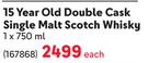 The Macallan 15 Year Old Double Cask Single Malt Scotch Whisky-750ml Each