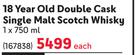 The Macallan 18 Year Old Double Cask Single Malt Scotch Whisky-750ml Each