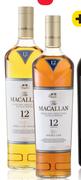 The Macallan 18 Year Old Double Cask Single Malt Scotch Whisky-750ml Each