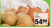 Potatoes 3Kg & Freshline Onions 3Kg-Per Combo