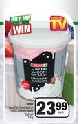 Spar Low Fat (Selected) Or Plain Double Cream Yoghurt-1Kg Each