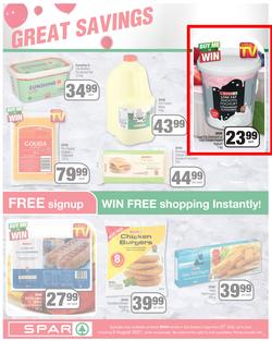 SPAR EASTERN CAPE : Go Big (27 July - 8 August 2021) Valid In | Amahlathi, Bedford, Buffalo Flats, Cala, Centane, Hankey, Idutywa, Indwe, Kwa-Fetting, Komga, Lady Frere, Nemato, Ugie, Peddie, page 5