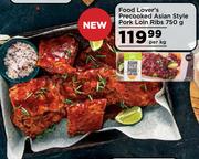 Food Lover's Precooked Asian Style Pork Loin Ribs-750g Per Kg