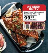 Food Lover's Precooked Pork Belly Ribs-1Kg Per Pack