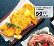 Crumbled Chicken Schnitzels-Per Kg