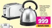 Russell Hobbs 2 Piece Stainless Steel Pack RHBSS-56