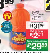 Brookes Oros Squash (Selected)-2 Litre