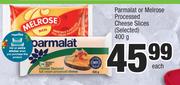 Parmalat Or  Melrose Processed Cheese Slices (Selected)-400g Each