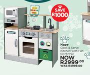 Hape Cook & Serve Kitchen With Fan E3178AP22