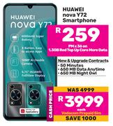 Huawei Nova Y72 Smartphone-Each
