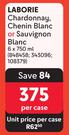 Laborie Chardonnay, Chenin Blanc Or Sauvignon Blanc-6 x 750ml Per Case