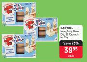 Babybel Laughing Cow Dip & Crunch-4 x 35g Each