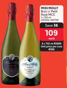 Miss Molly Brut Or Petit Rose MCC-6 x 750ml