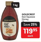 Goldcrest Eezi Squeeze Honey-1kg Each