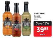 Bandito's (All Variants)-250ml Each
