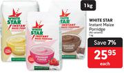 White Star Instant Maize Porridge(All Variants)-1kg Each
