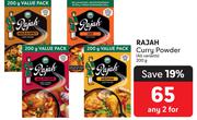 Rajah Curry Powder (All Variants)-For Any 2 x 200g