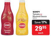 Wimpy Tomato & Mustard Sauce-500ml Each
