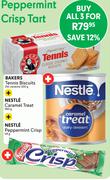 Bakers Tennis Biscuits (All Variants) 200g + Nestle Caramel Treat 360g-For All 3