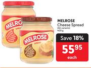 Melrose Cheese Spread(All Variants)-400g Each