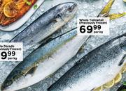 Whole Yellotail (Previously Frozen)-Per Kg