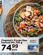 Chapman's Frozen Raw Seafood Mix-700g