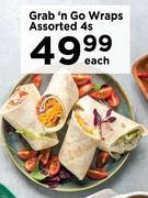 Grab'n Go Wraps Assorted-4's Pack Each