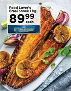Food Lover's Braai Snoek-1kg