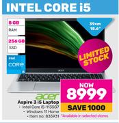 Acer 15.6"(39cm) Aspire 3 i5 Laptop