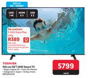 Toshiba 55" (140cm) UHD Smart TV