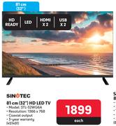 Sinotec 32" (81cm) HD LED TV STL-32WG6A