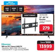 Hisense 75" (189cm) Smart UHD TV